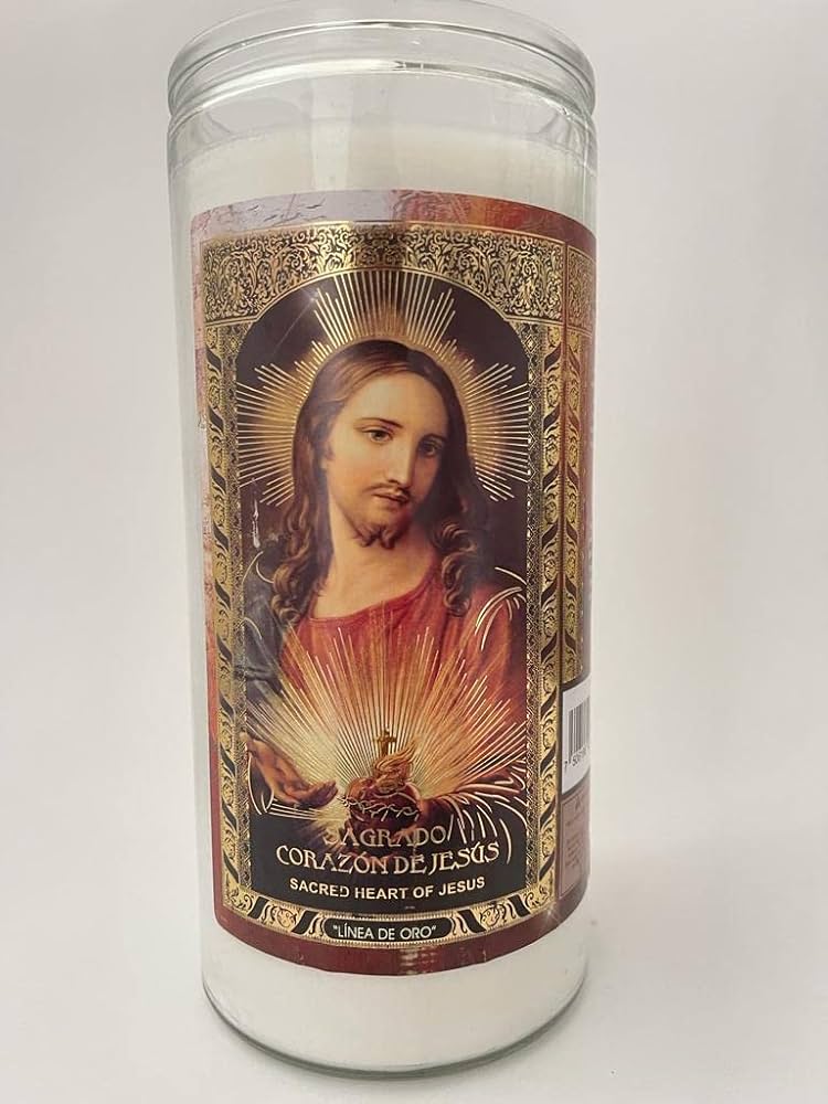 VELAS 14 DIAS SAGRADO CORAZON JESUS 6CT