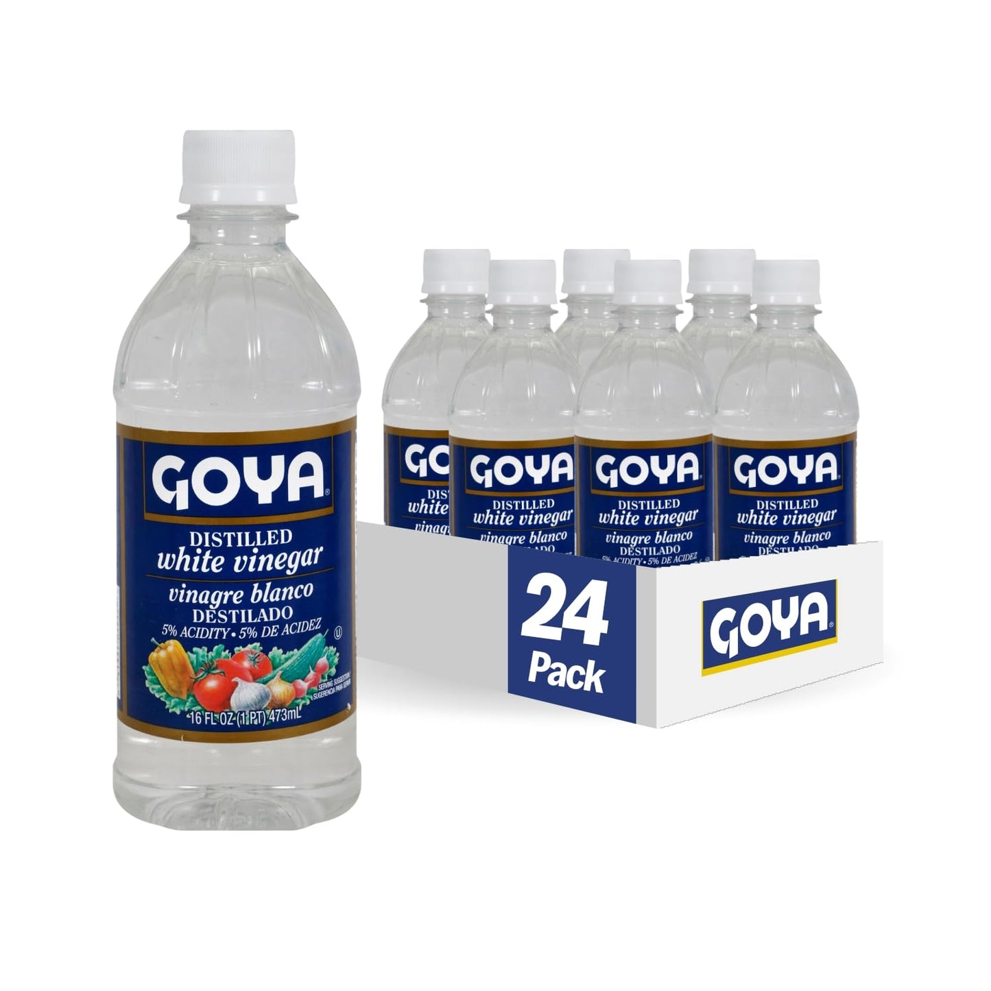 GOYA WHITE VINEGAR 24/16 OZ