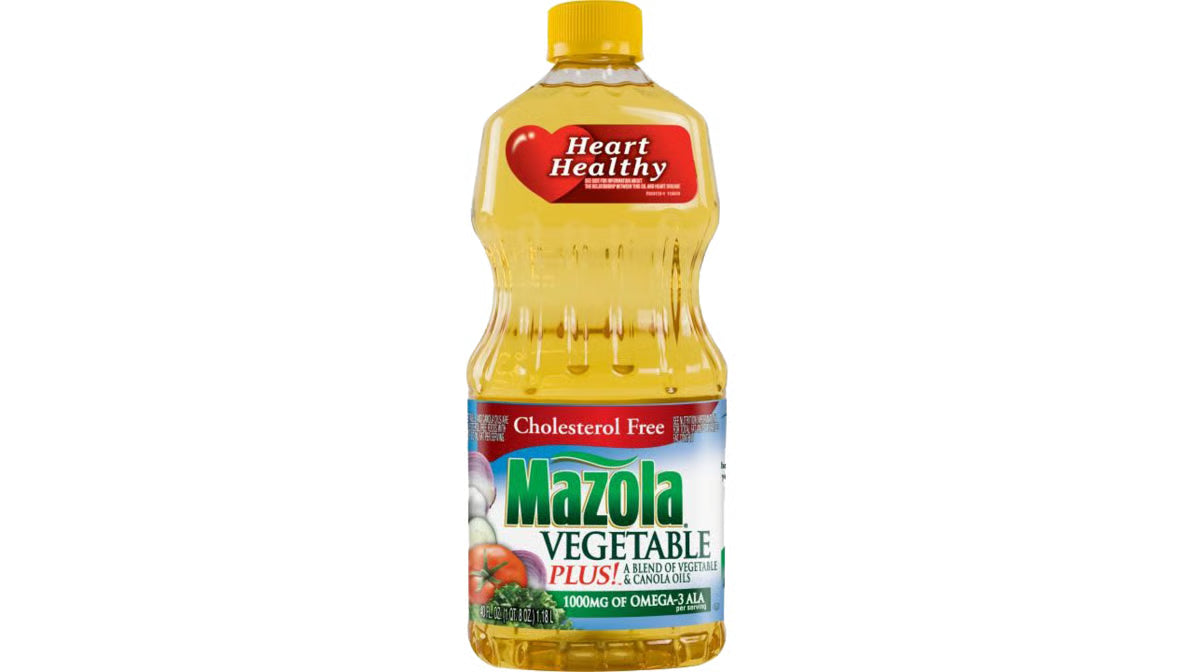 MAZOLA VEGETABLE OIL PLUS 12/40 OZ