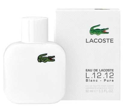 LACOSTE BLANC EAU DE TOILETT 12.12M 3.3oz