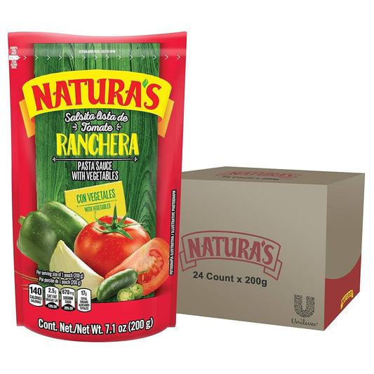 NATURAS SALSA RANCHERA 24/7 oz