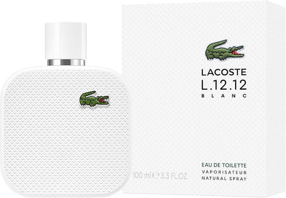 LACOSTE BLANC EAU DE TOILETT 12.12M 3.3oz