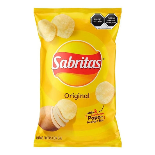 SABRITAS PAPAS ORIGINAL 30PZ