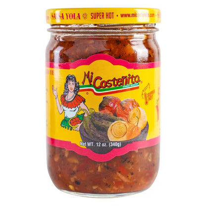 MI COSTENITA SALSA DE YOLA ESTILO MOLCAJETE 12/12oz