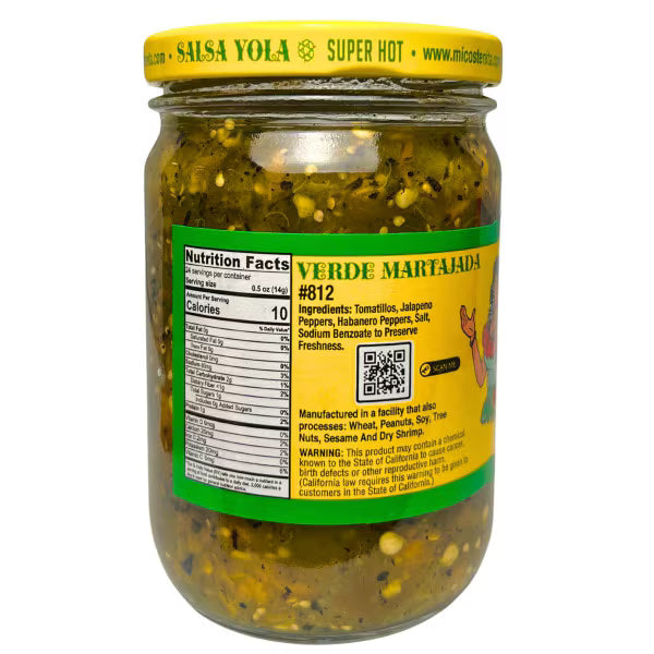 MI COSTENITA SALSA VERDE MARTAJADA 12/12oz