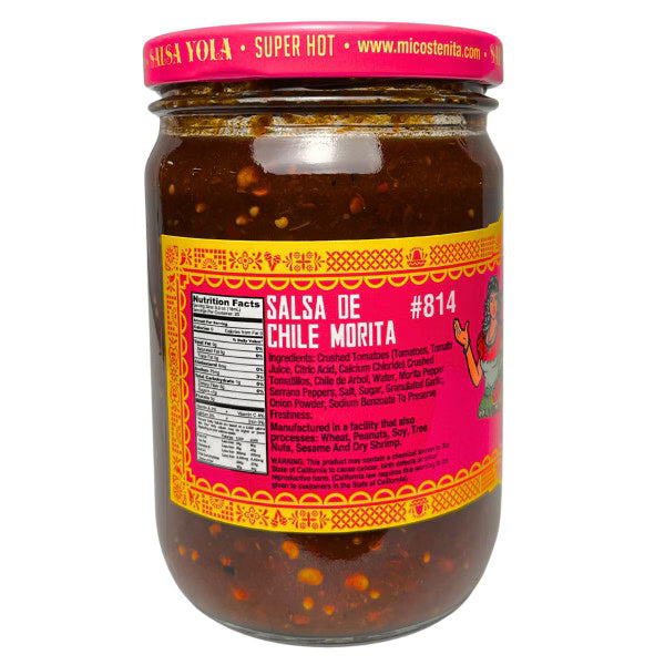 MI COSTENITA SALSA CHILE MORITA 12/12oz