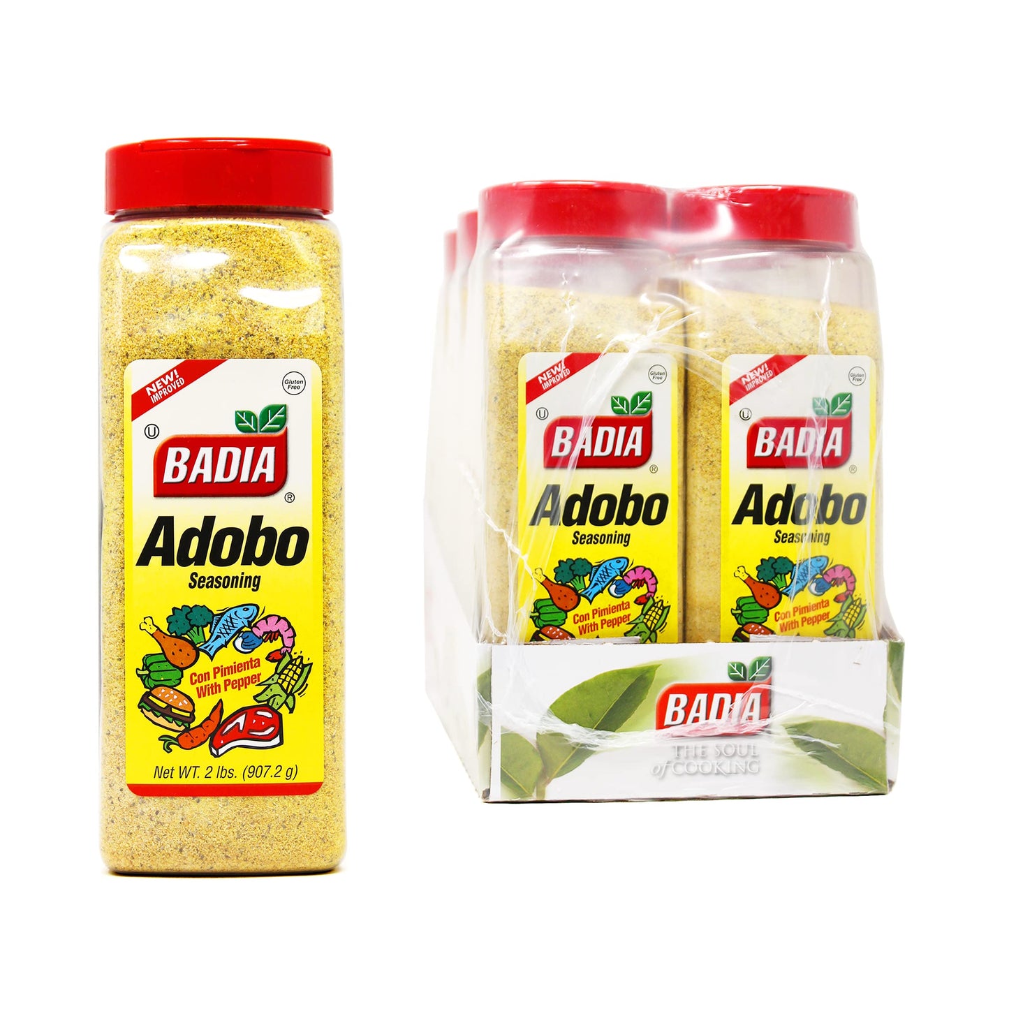 BADIA ADOBO CON PIMIENT 6/2 lb