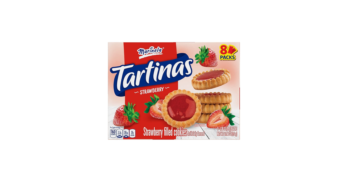MARINELA STRAWBERRY TARTINS 12/398