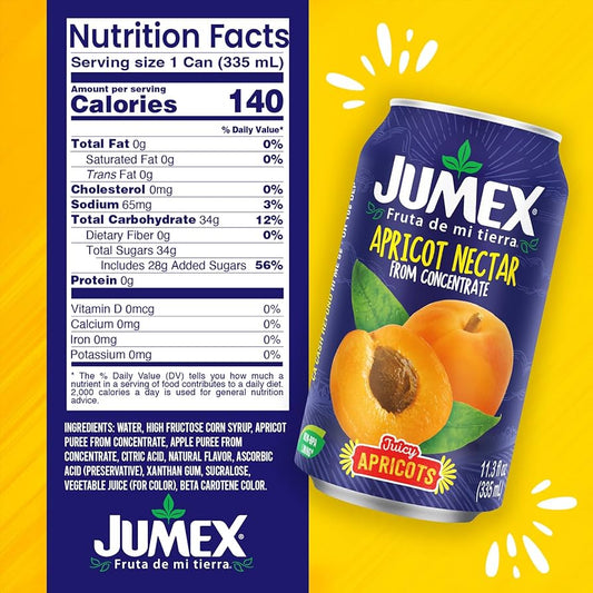 JUMEX LATA APRICOT 24/12 oz