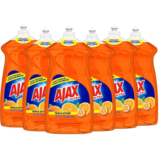 AJAX DISH LIQ AB CITRUS 6/52oz