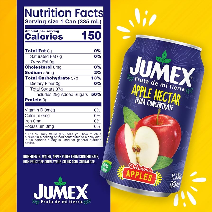 JUMEX LATA APPLE 24/12 oz