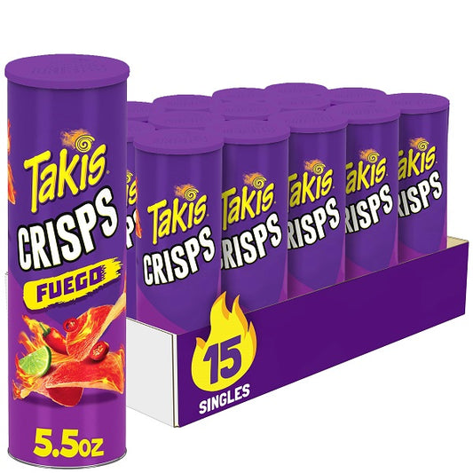 TAKIS TUBO CRISPS FUEGO 15/5oz