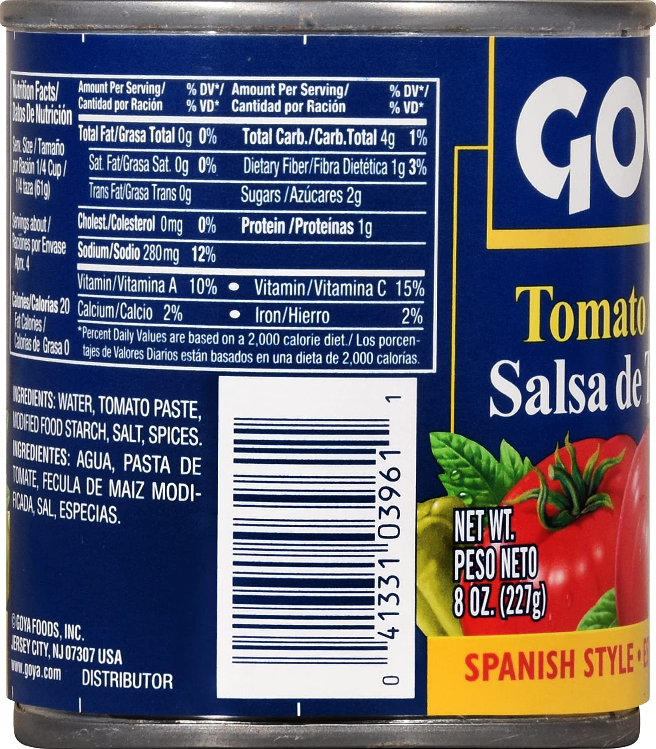 GOYA SALSA DE TOMATE 48/8 OZ