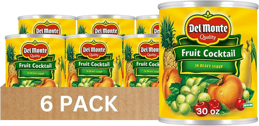 DEL MONTE COCTEL FRUTAS 6/30oz