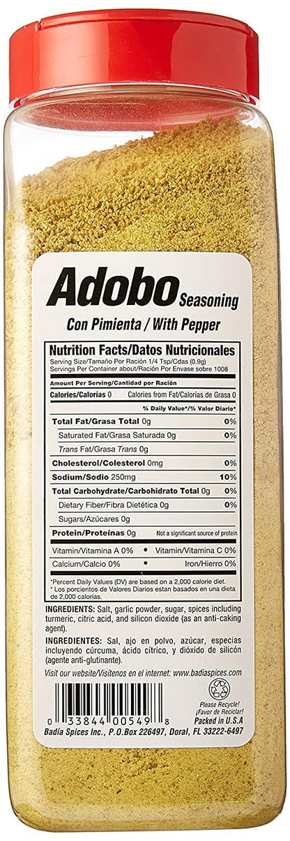 BADIA ADOBO CON PIMIENT 6/2 lb
