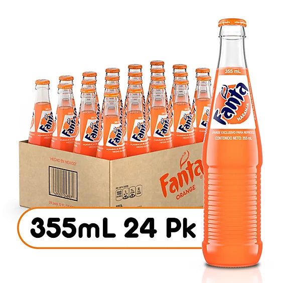 FANTA NARANJA VIDRI 24/12  OZ