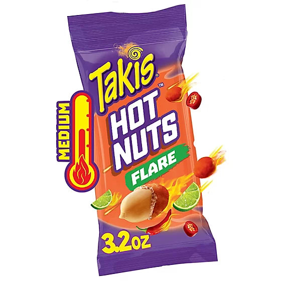 TAKIS HOT NUTS FLARE 12/3.2DISPLAY