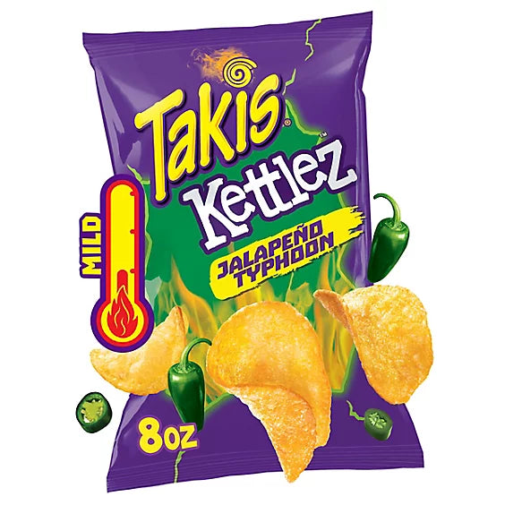 TAKIS KETTLES JALAPENO 12/8 OZ