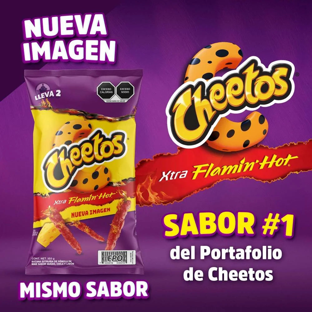 SABRITAS CHETOS FLAMING 20