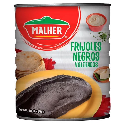 MALHER FRIJOL NEGRO REFRITO 12/27