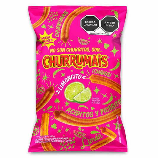 SABRITAS CHURRUMAIS LIMON 20PZ