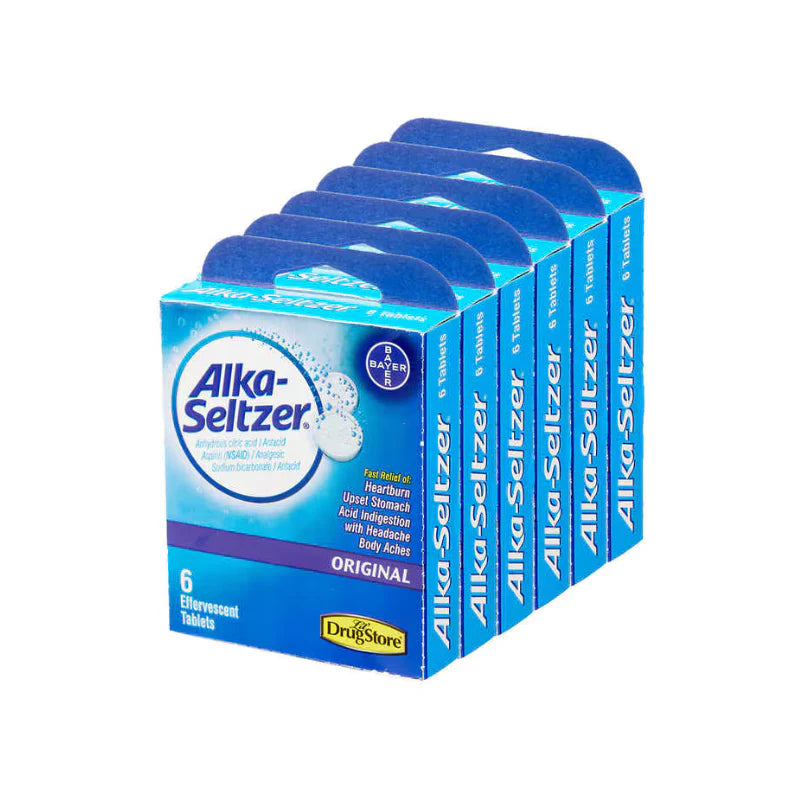 ALKA-SELTZER 1/6CAJITAS