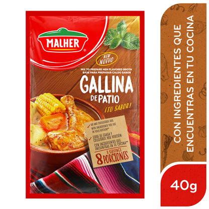 MALHER GALLINA DE PATIO SOPA  6/12/1.4