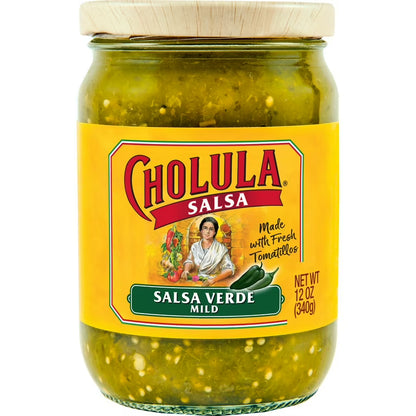 CHOLULA GREEN SALSA 12/12oz