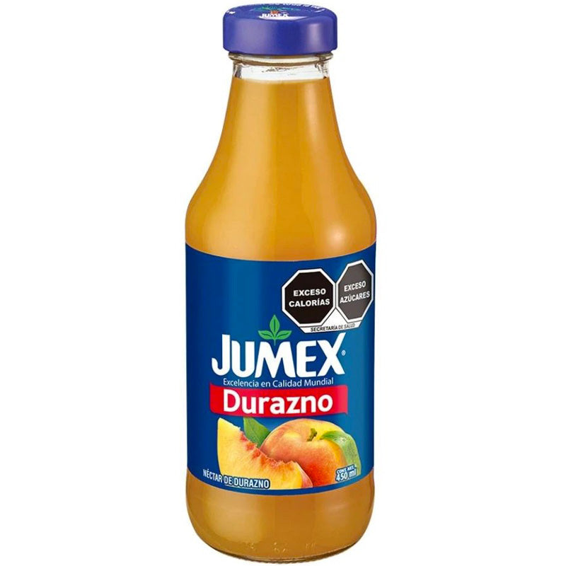 JUMEX VIDRIO DURAZNO 12/413 ML