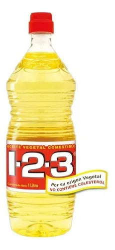 ACEITE VEGETAL 1-2-3  12X 1 LT