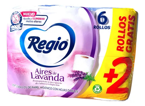 REGIO LAVENDER TOILET PAPER 12/6