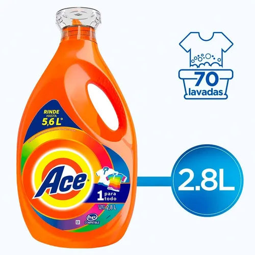 ACE DETERGENTE LIQUIDO 4X2.8 LT