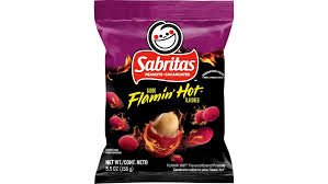 SABRITAS CACAHUATE FLAMING  HOT 12/5oz