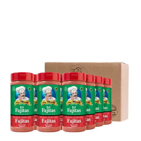CHEF MERITO SAZON FAJITA ROJA 12/12oz