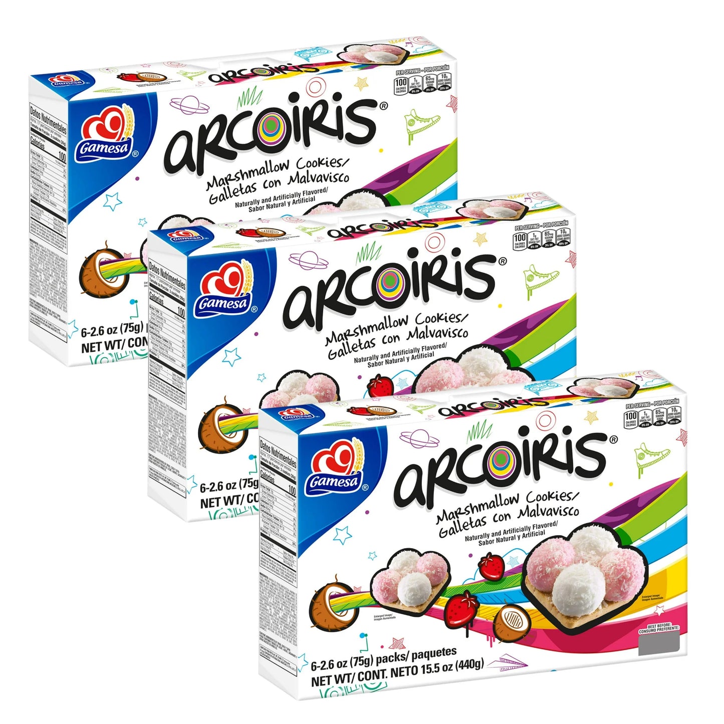 GAMESA ARCOIRIS 12/15.5 oz
