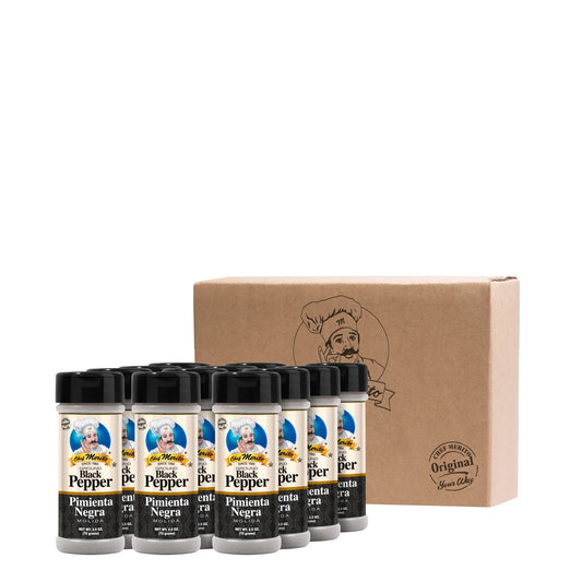 CHEF MERITO PIMIENTA NEGRA/ BLACK PEPPER 12/2.5oz