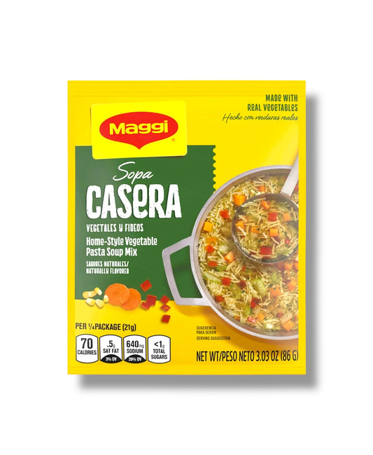 MAGGI SOPA CASERA VEGETALES  1/12/3OZ