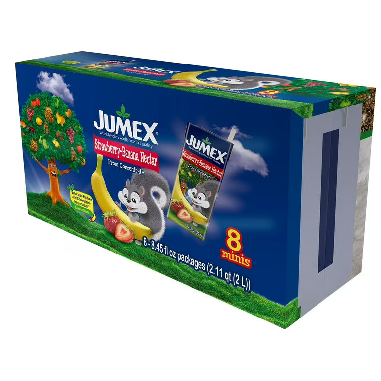 JUMEX MINI BRICK STRAW/BANAN 8/3/6.7