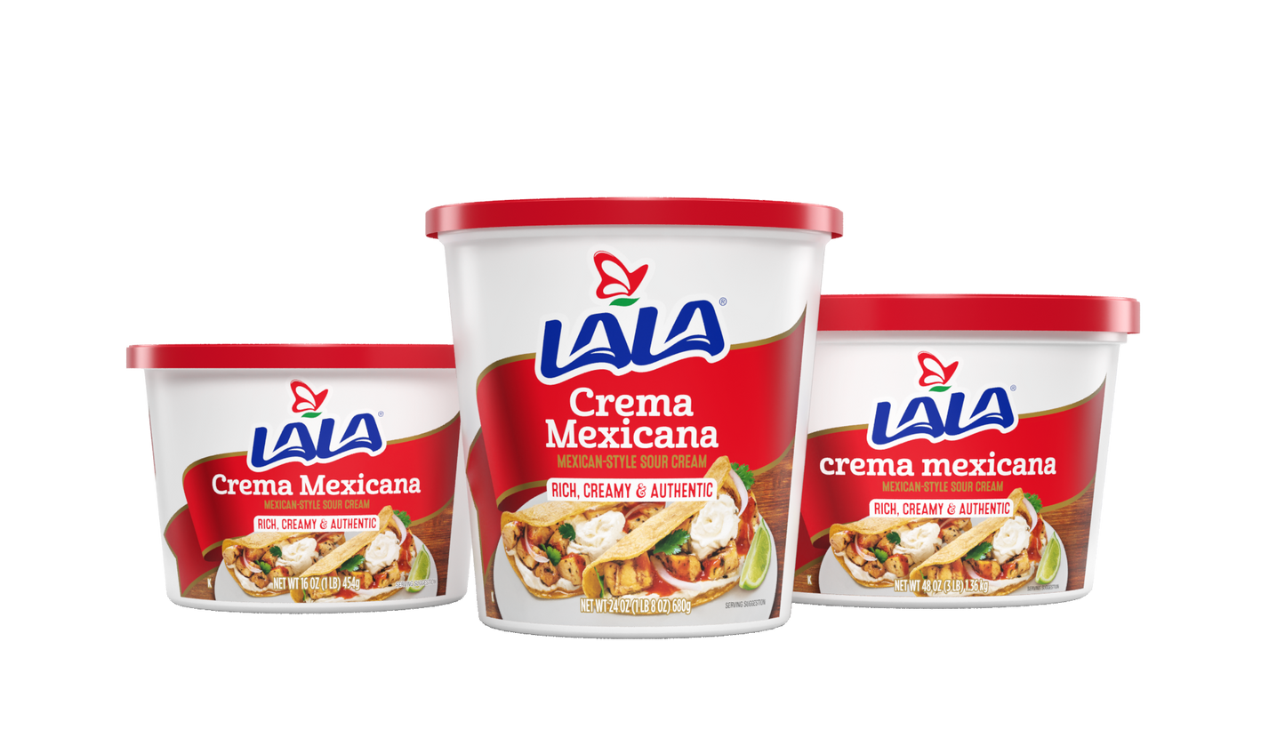 LALA CREMA MEXICANA 6/24 oz