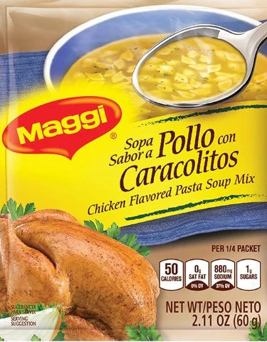 MAGGI SOPA POLLO CARACOL 2X12