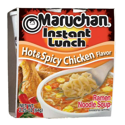 MARUCHAN POLLO HOT&SPICY 12/2.25