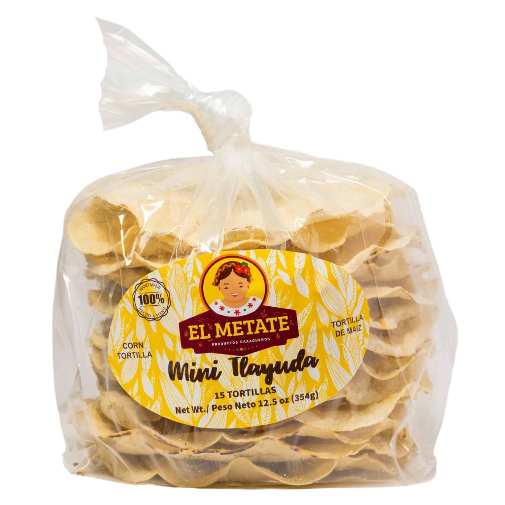 EL METATE TLAYUDA MINI BLANCA 12/15 PZ