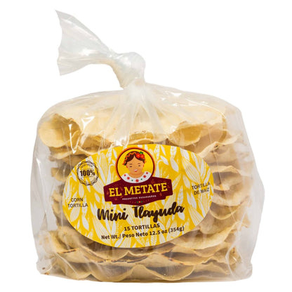 EL METATE TLAYUDA MINI BLANCA 12/15 PZ