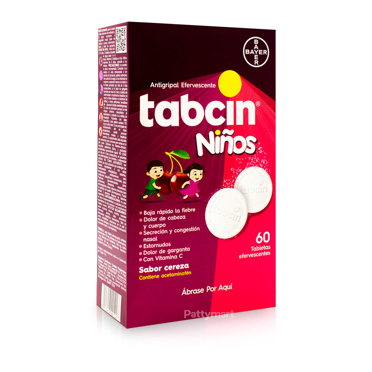 TABCIN NINO EFERVEC CHERRY 60