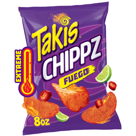 TAKIS CHIPPS FUEGO 13/8 OZ