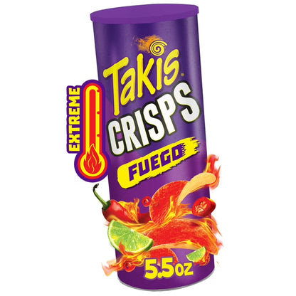 TAKIS TUBO CRISPS FUEGO 15/5oz