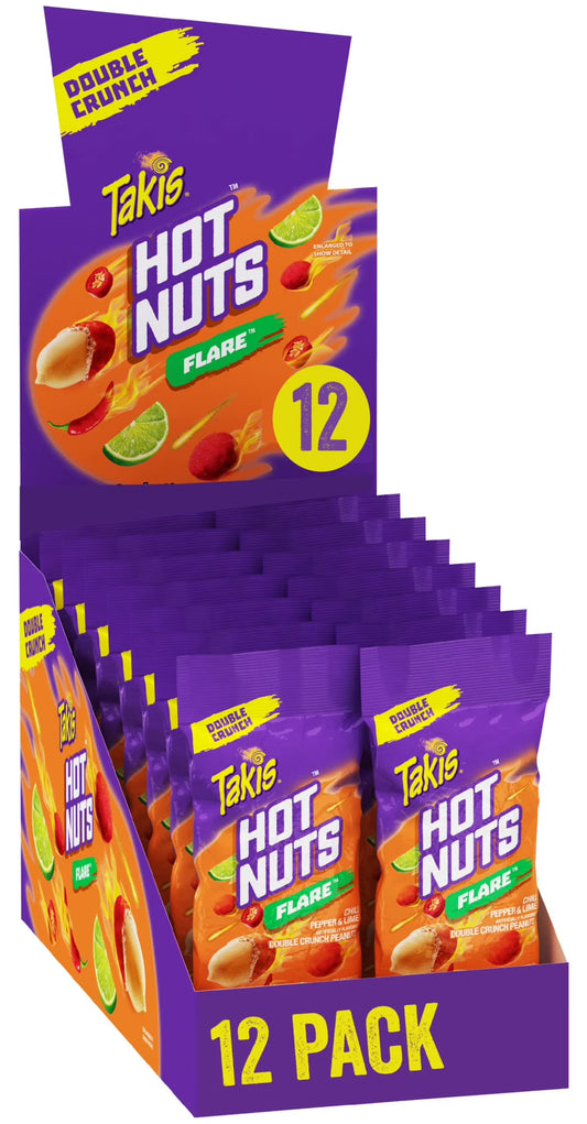 TAKIS HOT NUTS FLARE 12/3.2DISPLAY