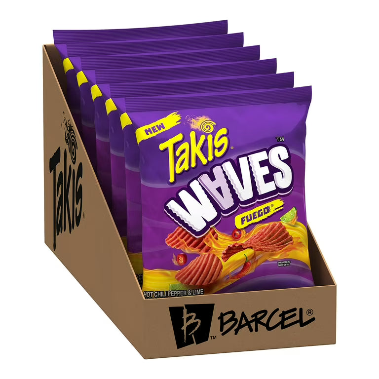 TAKIS WAVES FUEGO 20/2.5oz