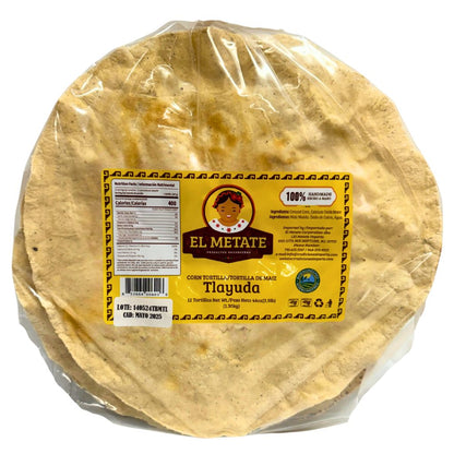 EL METATE TLAYUDA  BLANCA METATE 4/12 PZ