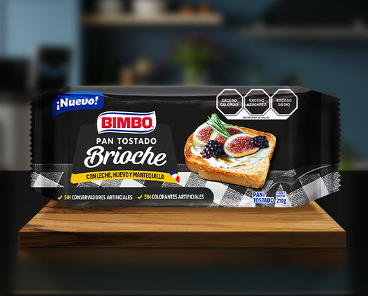 BIMBO PAN TOSTADO BRIOCHE 1PZ